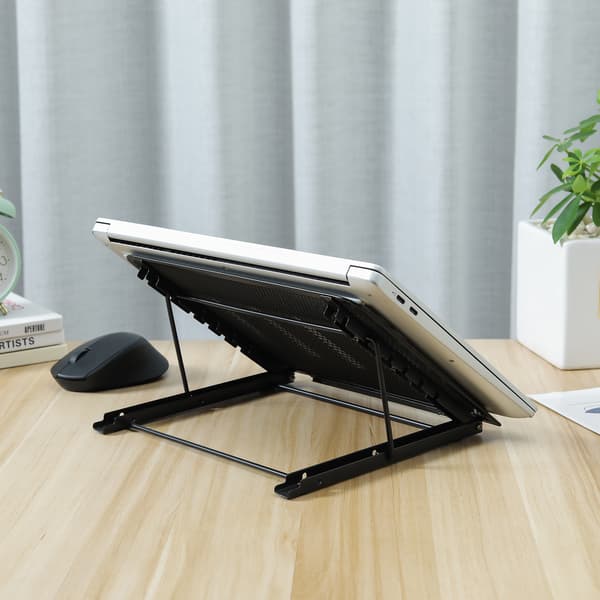 Ventilert justerbar tablettstativ, stativ for opplyste tabletter