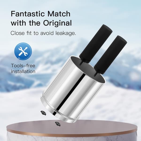 2-9BB Vattenfilter, Svart 4-pack