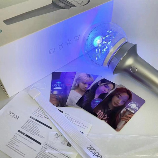 aespa Officiell Light Stick Fanlight för Konsert / Custom Emblem G