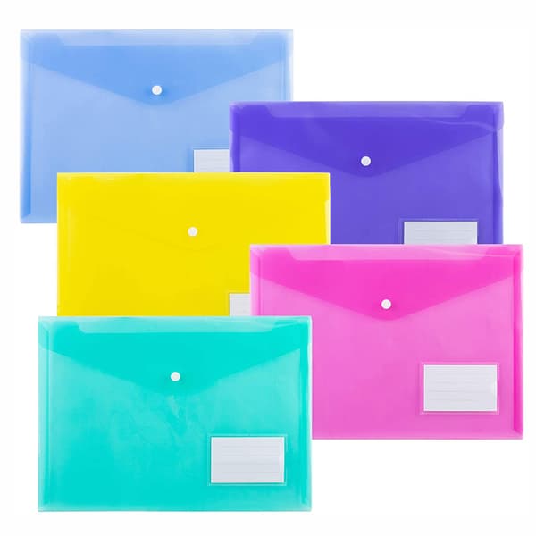 A4 Fargeplastmappe, A4 Plastmappe, A4 Plast