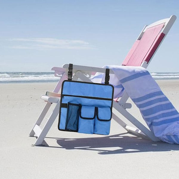 Strandstolsetets opphengslagringstaske med flere funksjoner