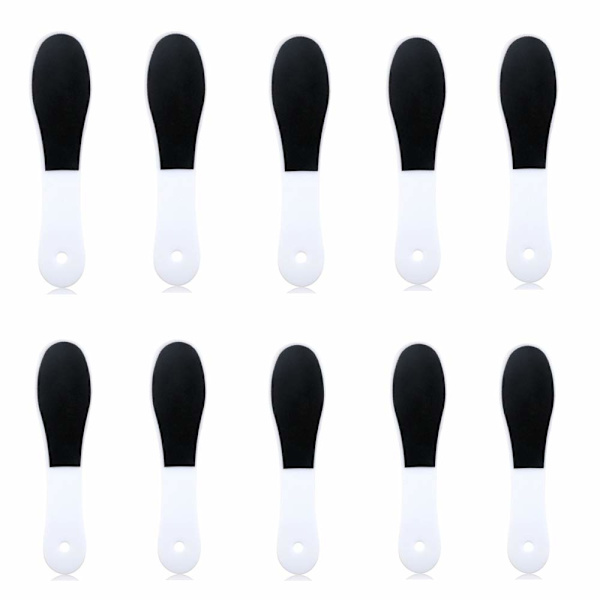 10 ST Footfil Callus Remover, Dubbelsidiga Fotskrubbar för