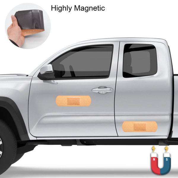 Luovat magneettiset laastarit (4 kpl), personoitu auto