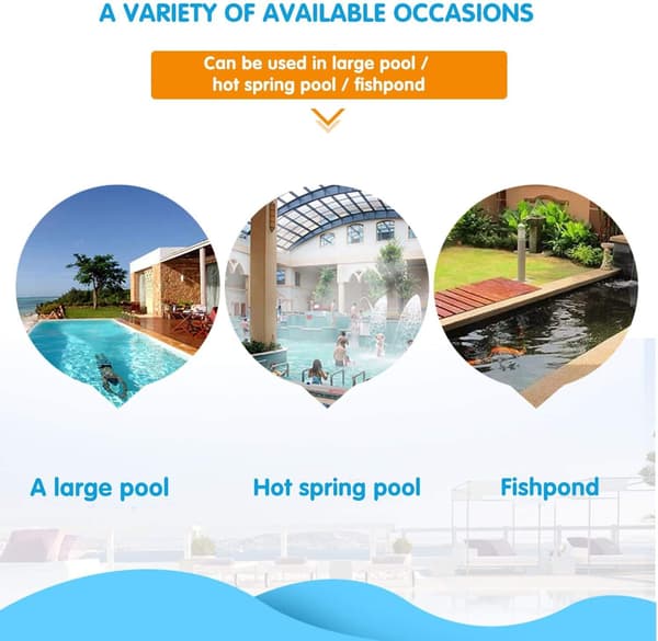 Fint nät - Lämplig för spa, pool, fontän, damm
