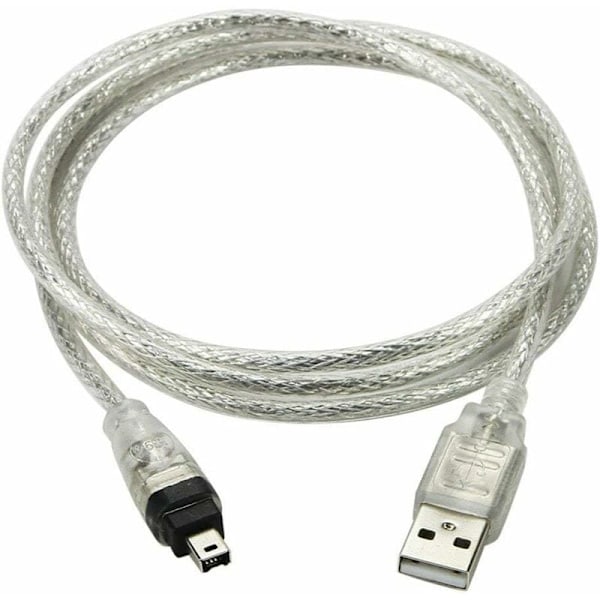 USB hann til FireWire IEEE 1394 adapterkabel. 4-pin hann iLink for Sony DCR-TRV75E DV