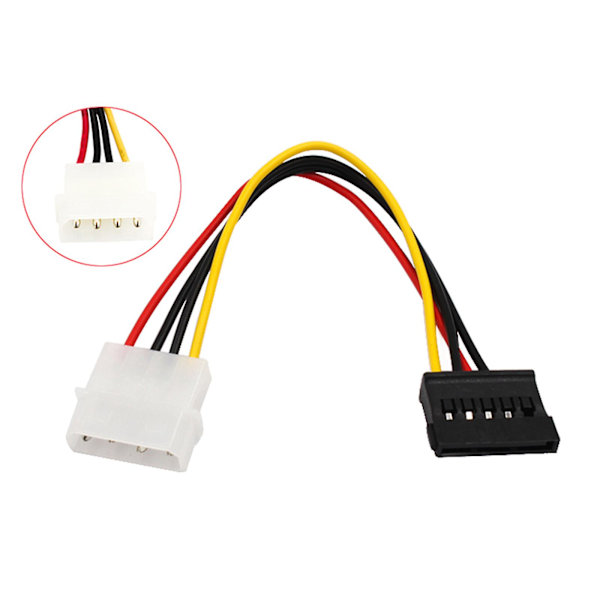 Sata till IDE 4-pin strömadapterkonverterkabel Multifunktionell Sata-kabel