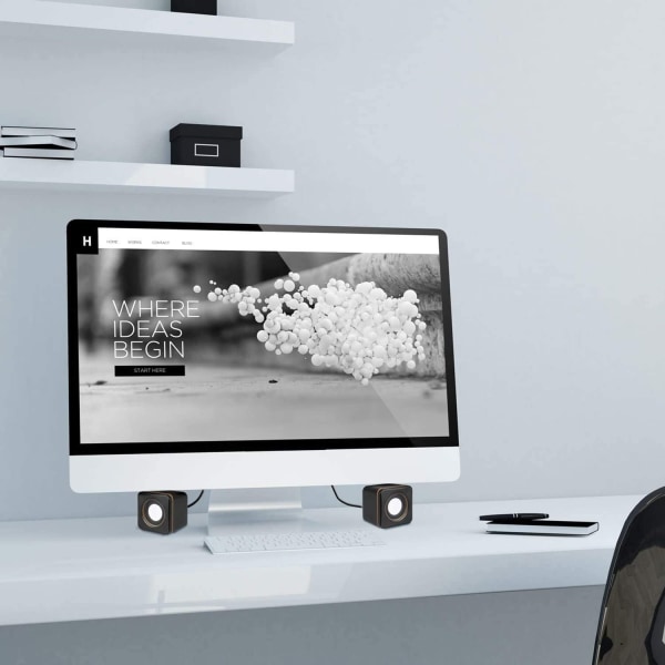 USB-högtalare för dator, små högtalare för bärbar dator, skrivbord och netbook