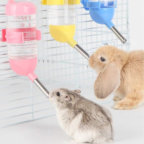 4 st 80 ml Hamstervattenflaska, Hängande Dricksvatten utan Handtag
