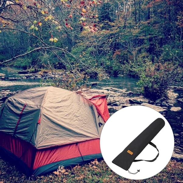 Stor Rulle Camping Bärväska Stång Rese Fiske Tältfodral 1-pack