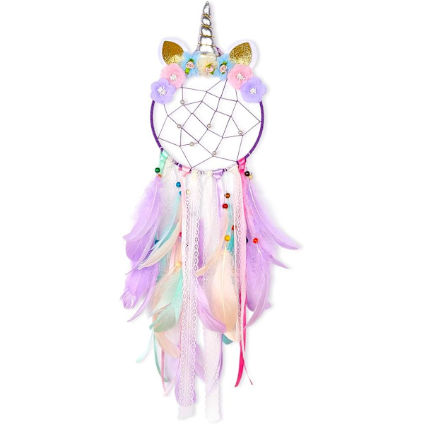 Drömfångare för barn Unicorn Drömfångare Jätte Stor Handgjord