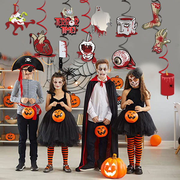 Halloween-kauhu tunnelma pilailukierre roikkuva koriste juhliin