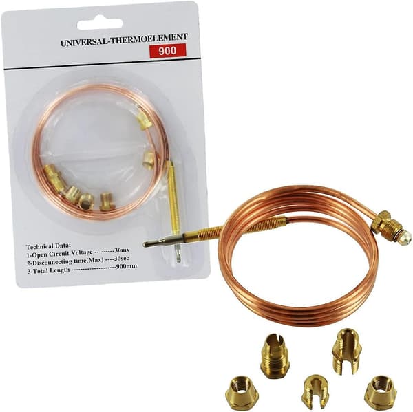 2 stk Universal Gass Termoelement Kit, 150cm