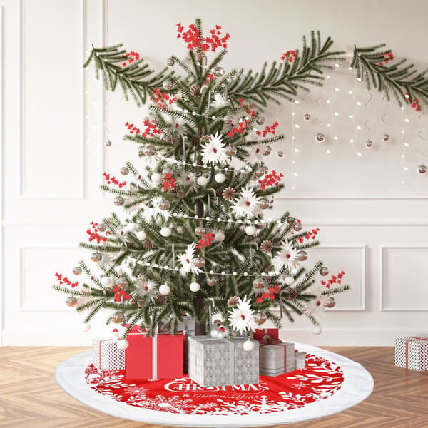 1 liten 90 cm julepynt juletre bunnforkle