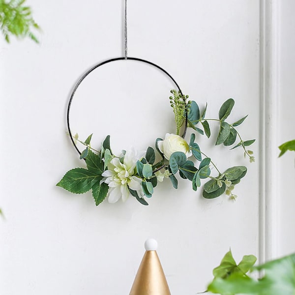 Set med 6 Metallringar 20cm 25cm och 30cm för Hantverk, Bröllop