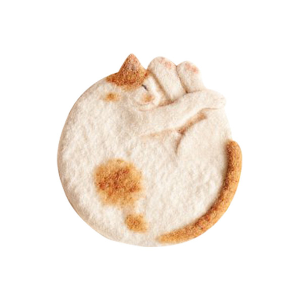 Rulla ihop katt underlägg kommer med ett enkelt handgjort DIY materialpaket