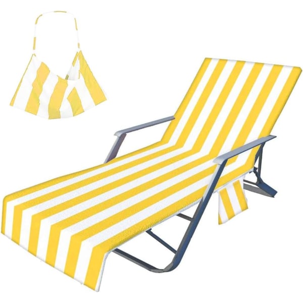 Strandstolebetræk, 75x210cm Håndklæde til strandstol med