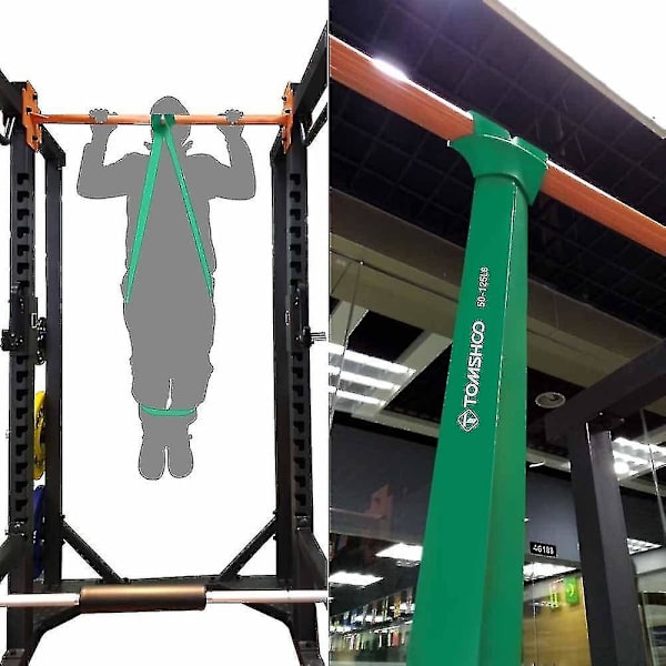 Tom Shoo 5 pakker Pull Up Assist Bands Sæt Modstand Loop Bands P