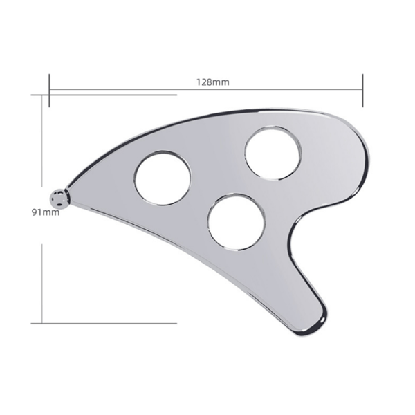 Gua Sha -kaavin, Ruostumaton Teräs Gua Sha -kaavin Hieronta