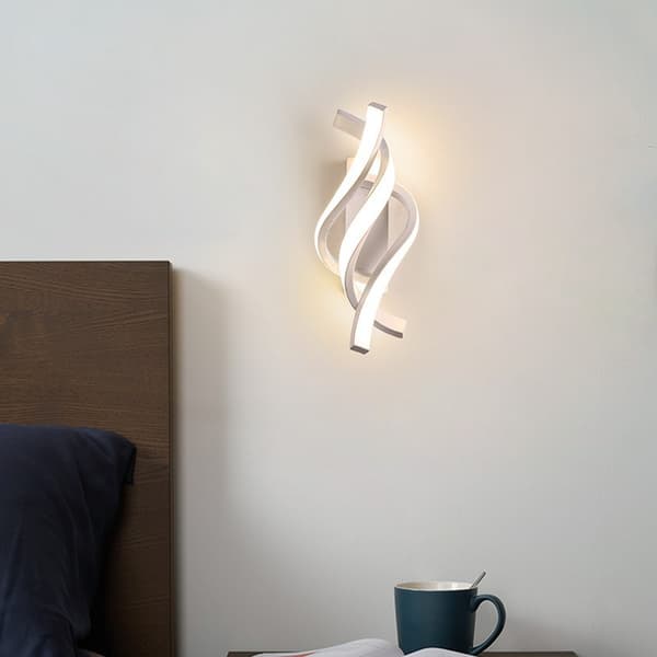 (Sort) LED Vægskinne Indendørs Sort Enkel Design Vægslampe til