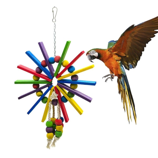 Leksak papegoja leksak fågel. 1 föremål. Färg