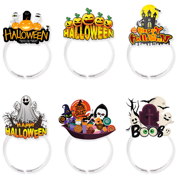 Halloween-juhlatyyliset hiusrenkaat, lomahiuslisävarusteet