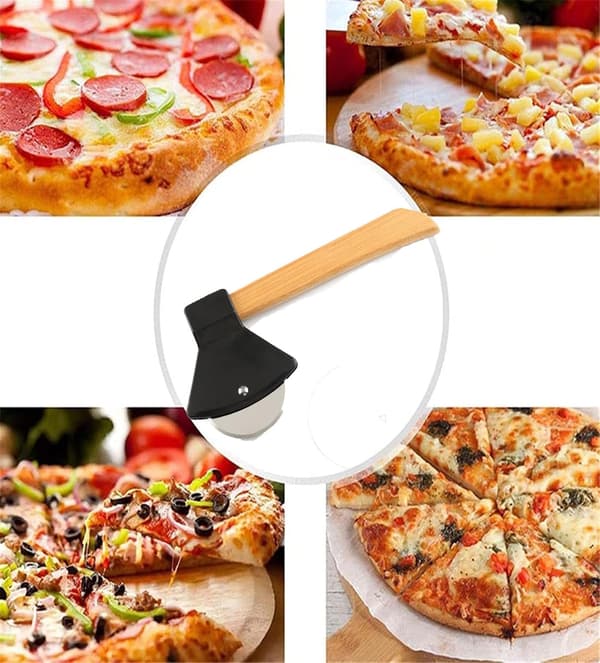 Pizzakutter med rustfritt stål, Pizzakutter, Kjøkkenutstyr