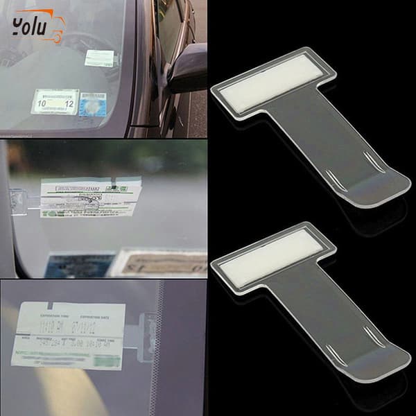 5 x Klare Plastbilletter for parkering og tidsstyring