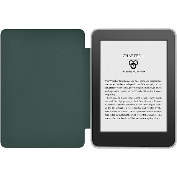 6-tums Kindle-fodral (11:e generationen - 2024), Ultraklart, Mjukt, Flexibelt, Transparent, TPU-baksida med automatisk sömn/vakna