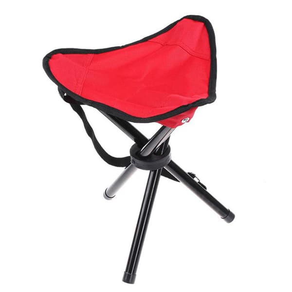 1 stk sammenleggbare stoler Camping Bærbar sammenleggbar stol Tripod Mini