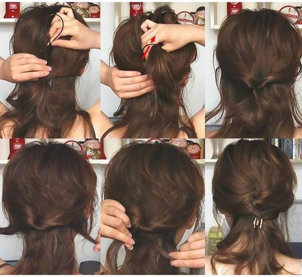 2 stk. Hårpleje Ponytail Styling Maker Tool DIY Fletning til Kvinder