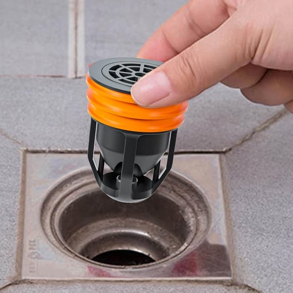 Magnetisk svävande golvdeodoriseringslock, duschgolvavlopp Backflow Preventer Valve Sewer Core Drainage Insert Drain Plug