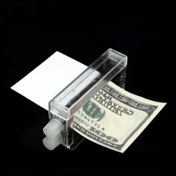 Magic Money Print maskin vitt papper ändra sedlar nära