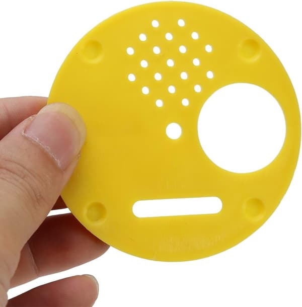 12 stk 4-posisjons plastskive 6,8 cm for birøkter birøkt