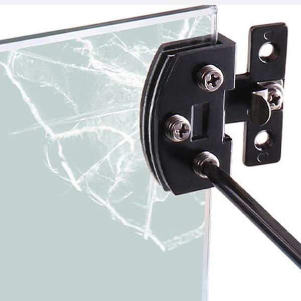 Glasdørhængsel Rammeløse brusedørhængsler Rustfrit stål Dørhardware Krom