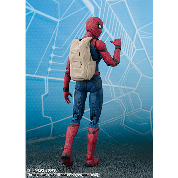 Marvel Spider-Man SHF Bug Kouluun Palaava Reppu Liikkuva Action Figure Leikkikalu Koriste Malli