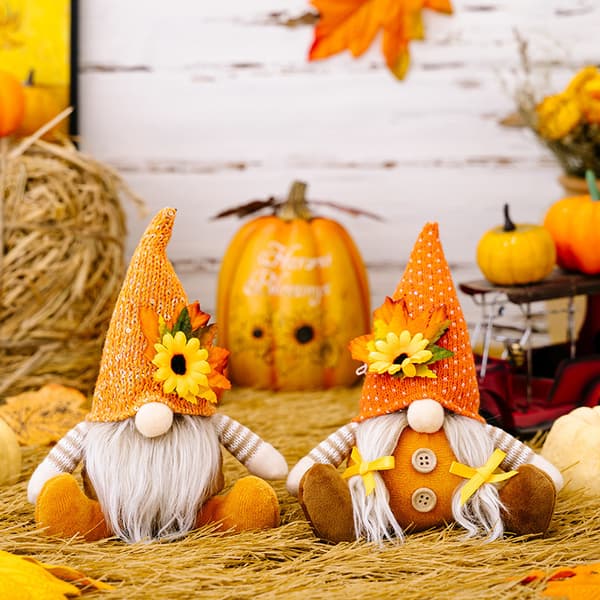 Juldekorationsserie - Dock Thanksgiving Stickad Hatt