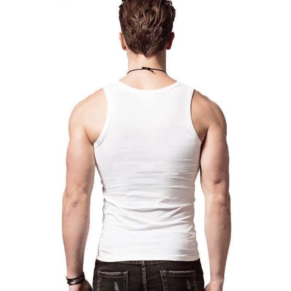 Three-piece (l) men's pure cotton tank top Slim Fit Sport youth