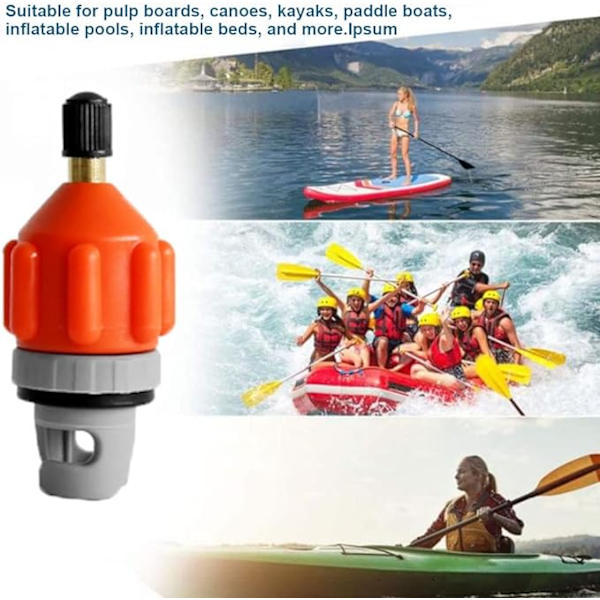 Kajakin sovitin, 2 SUP-pumpun sovitinta, Stand Up Paddle Board SUP