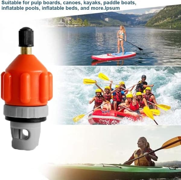 Kajakkadapter, 2 SUP-pumpetilkoblinger, Stand Up Paddle Board SUP
