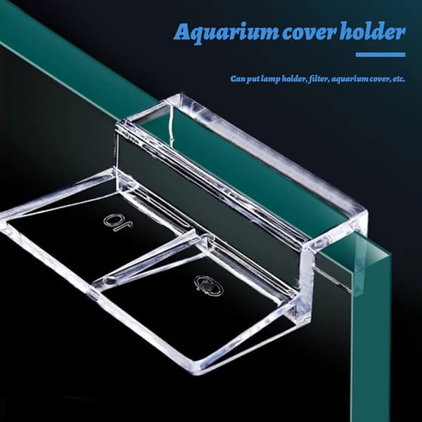 8 stycken transparenta akvarieluckor, transparenta fiskar