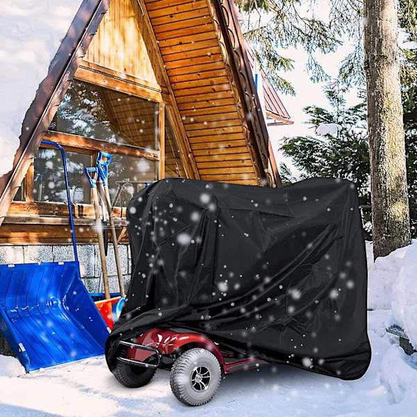 Överdrag 140x66x91cm Svart Vattentät Rörlighet Scooter Motorcykel Överdrag Dammtät Regn, Vind, Solresistent Scooter Överdrag
