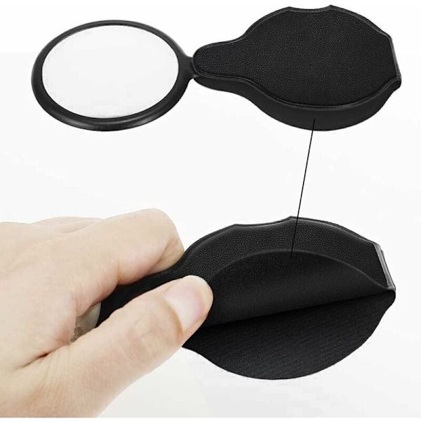 5 stk. Mini Lomme Lup med Roterende Beskyttende Etui
