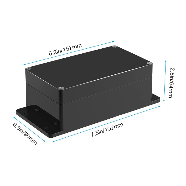 1 kpl Ulkoilmakäyttöön sopiva IP66 vedenkestävä liitäntälaatikko
