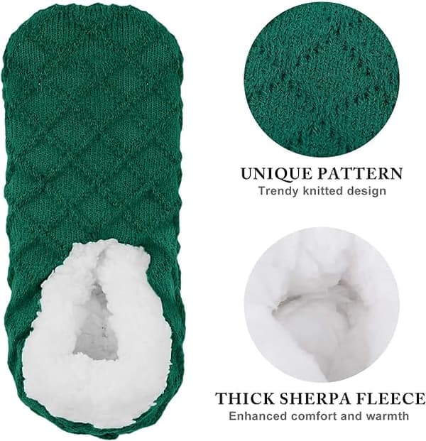 Tofflor - Damtofflor, Fluffiga Sockar