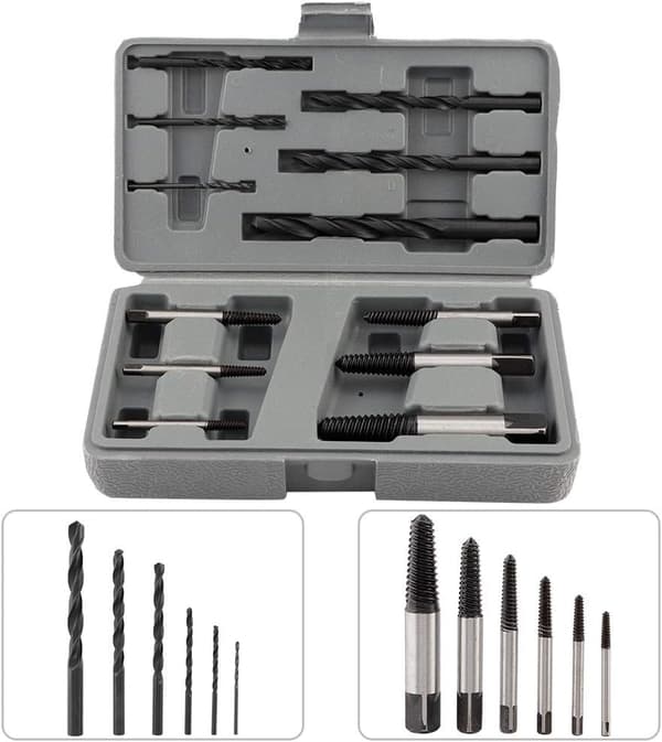 Skruvutdragare Kit - 12 st Styva Skruvutdragare Guide Extractor