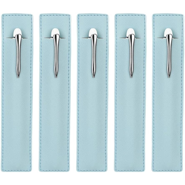 Läderpennfodral, Skyddande fodral för fountainpen, pekstift, B