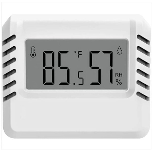 Digitalt hygrometer termometer, 2 stk. mini indendørs termometer, stort LCD-display, bærbar, min/maks-registrering, til hjem, terrarium, babyværelse, rugemaskine, kælder