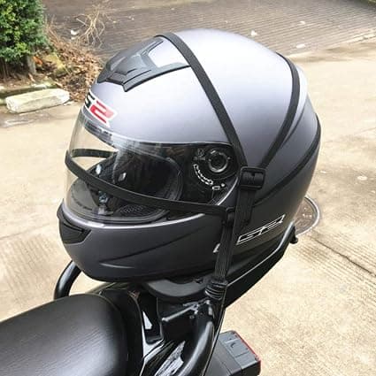 2 sorte stropper 60cm med kroge, elastiske stropper motorcykelstropper
