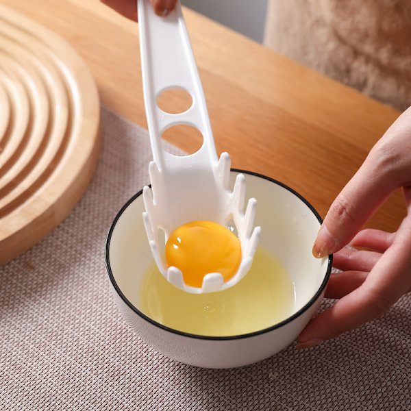 Eggeplommeseparasjonskje Eggehviteseparator Multi-porøs