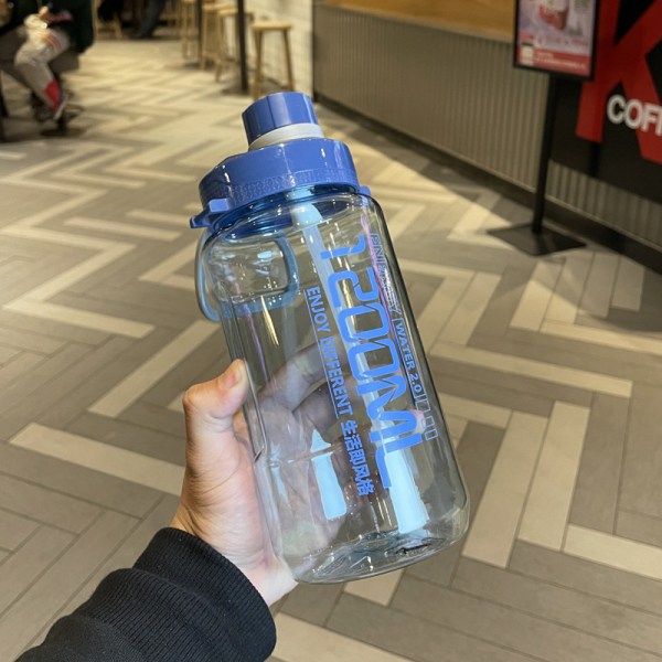 Stor Vattenflaska för Vuxna, Plast, Rymdflaska, Utomhus, Student